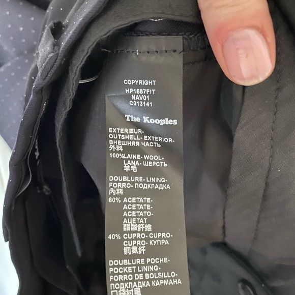 The Kooples Men's Navy Suit - Picture 12 of 13